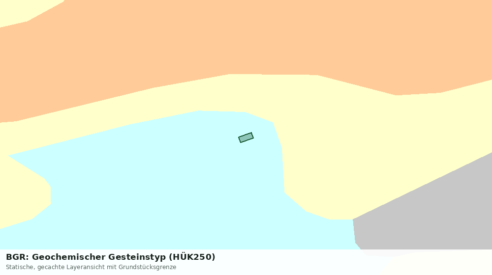 Statische Kartenansicht: BGR: Geochemischer Gesteinstyp (HÜK250)