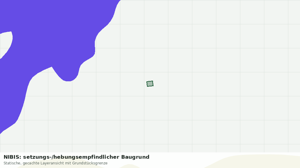 Statische Kartenansicht: NIBIS: setzungs-/hebungsempfindlicher Baugrund