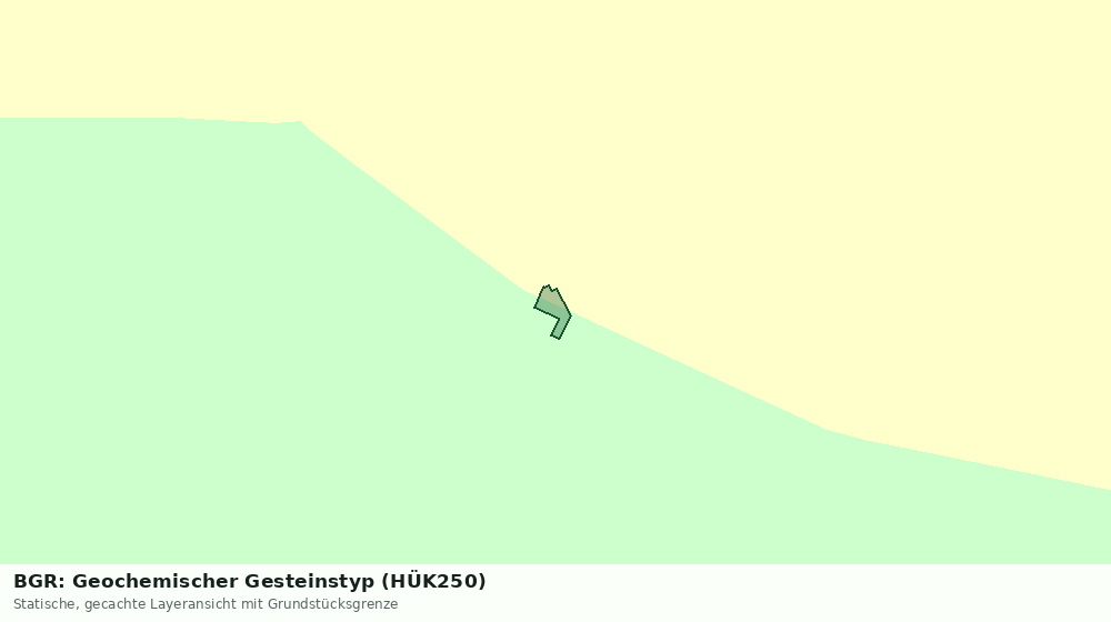 Statische Kartenansicht: BGR: Geochemischer Gesteinstyp (HÜK250)