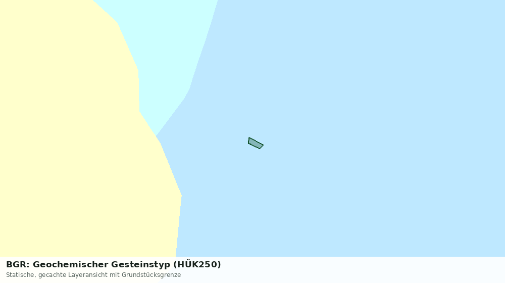 Statische Kartenansicht: BGR: Geochemischer Gesteinstyp (HÜK250)