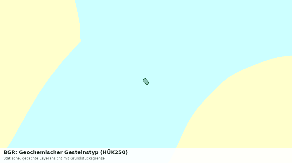 Statische Kartenansicht: BGR: Geochemischer Gesteinstyp (HÜK250)
