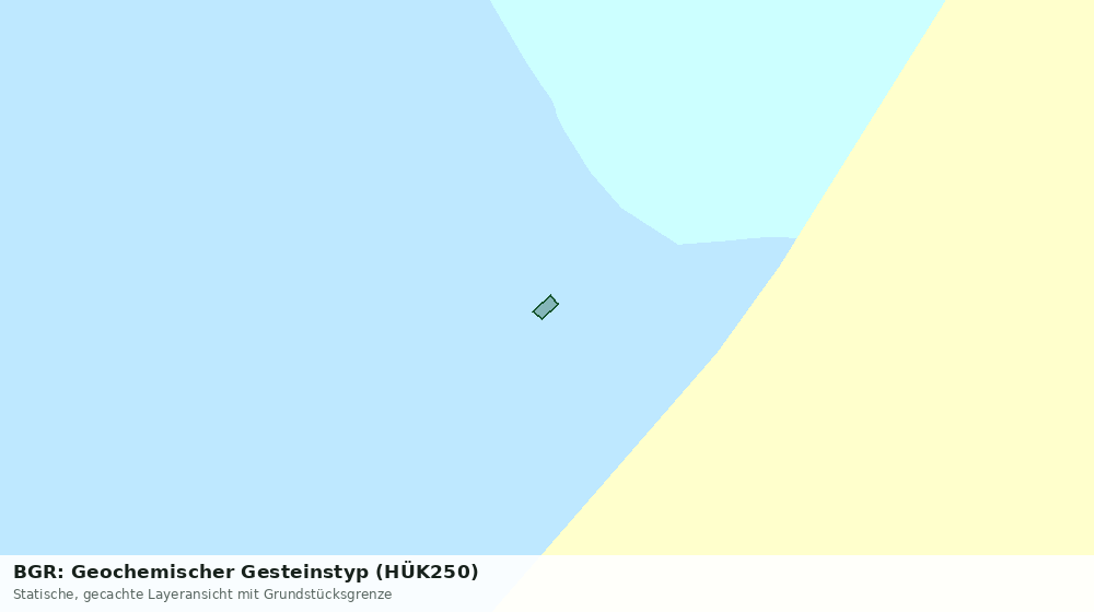Statische Kartenansicht: BGR: Geochemischer Gesteinstyp (HÜK250)