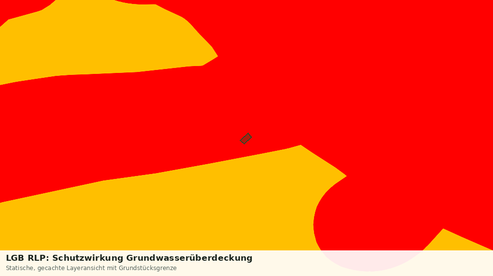 Statische Kartenansicht: LGB RLP: Schutzwirkung Grundwasserüberdeckung