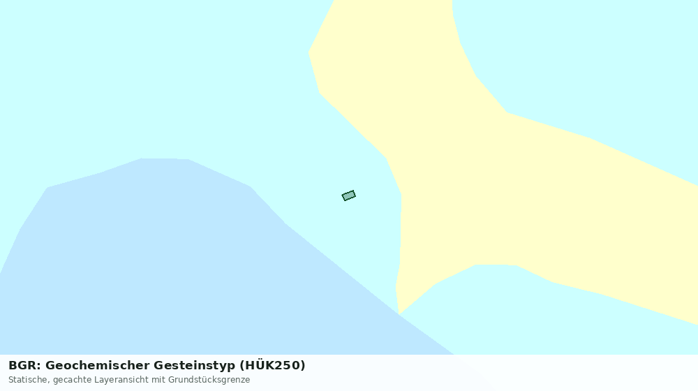 Statische Kartenansicht: BGR: Geochemischer Gesteinstyp (HÜK250)