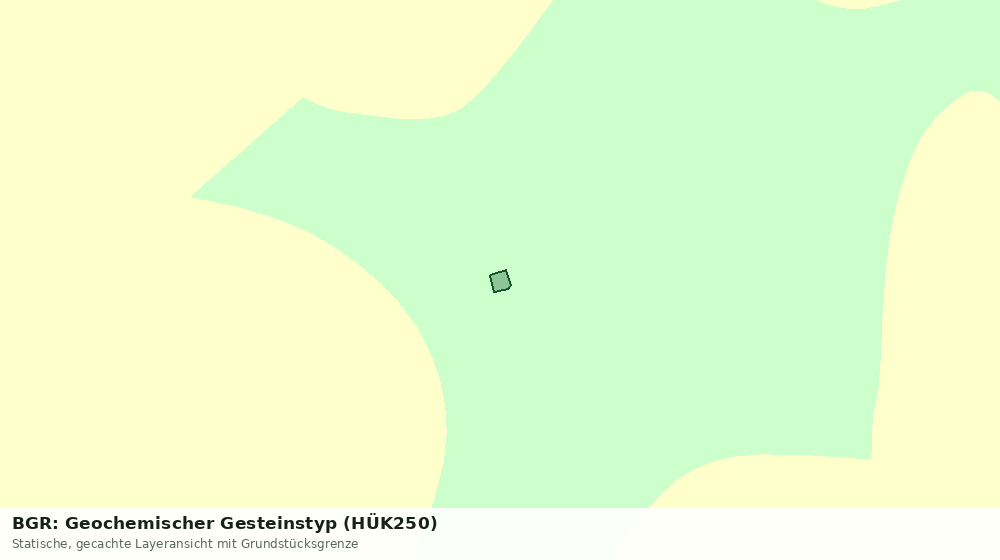 Statische Kartenansicht: BGR: Geochemischer Gesteinstyp (HÜK250)