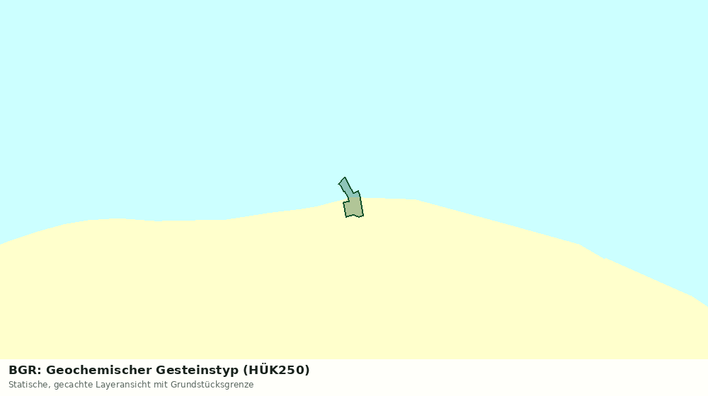 Statische Kartenansicht: BGR: Geochemischer Gesteinstyp (HÜK250)