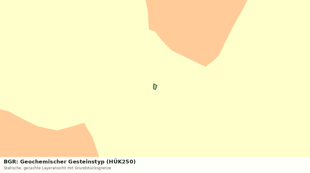 Statische Kartenansicht: BGR: Geochemischer Gesteinstyp (HÜK250)