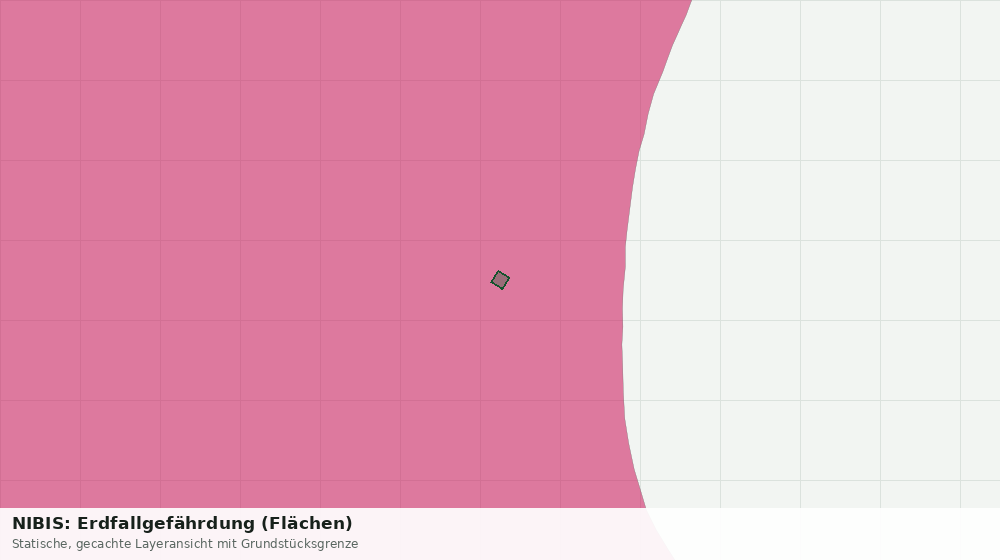 Statische Kartenansicht: NIBIS: Erdfallgefährdung (Flächen)