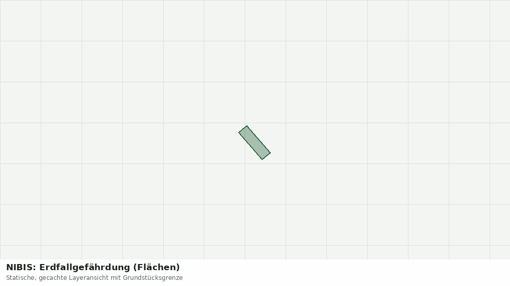 Statische Kartenansicht: NIBIS: Erdfallgefährdung (Flächen)