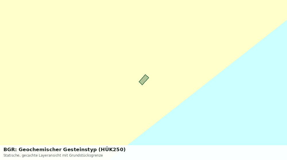 Statische Kartenansicht: BGR: Geochemischer Gesteinstyp (HÜK250)