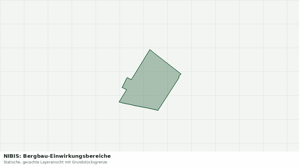 Statische Kartenansicht: NIBIS: Bergbau-Einwirkungsbereiche