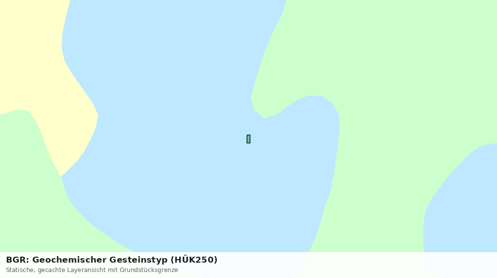Statische Kartenansicht: BGR: Geochemischer Gesteinstyp (HÜK250)