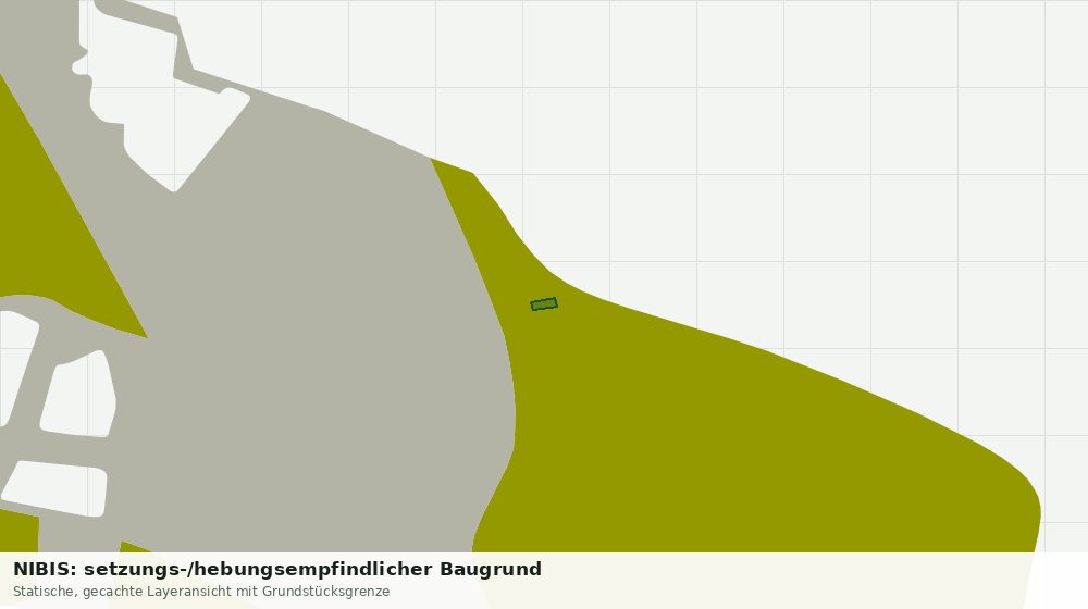Statische Kartenansicht: NIBIS: setzungs-/hebungsempfindlicher Baugrund
