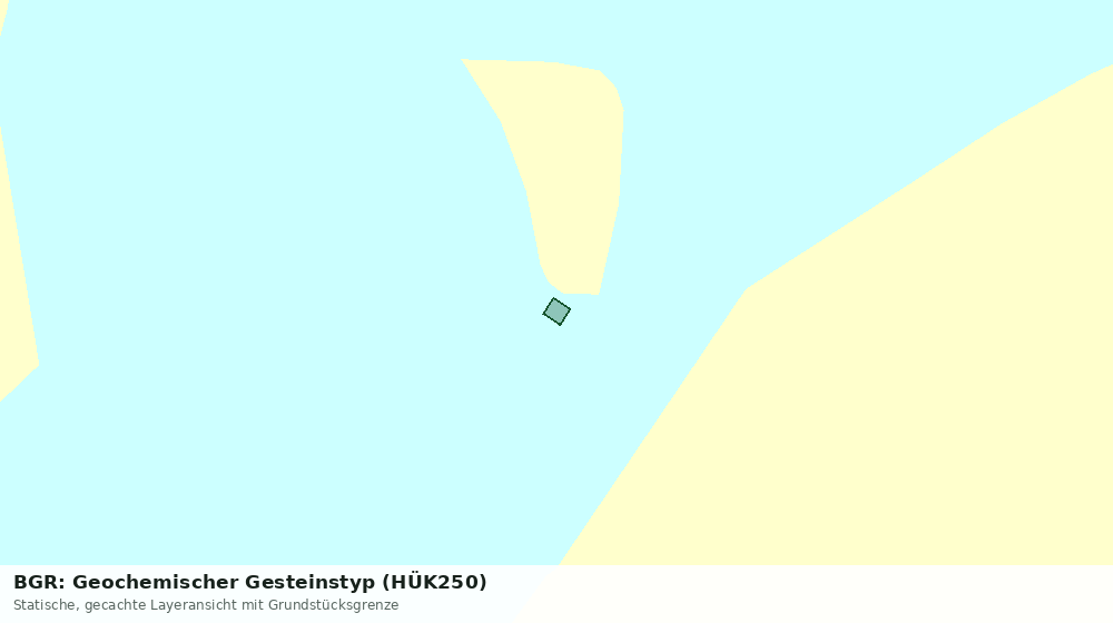 Statische Kartenansicht: BGR: Geochemischer Gesteinstyp (HÜK250)