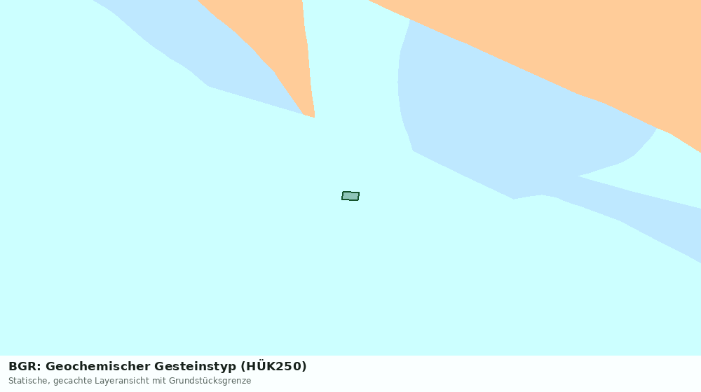 Statische Kartenansicht: BGR: Geochemischer Gesteinstyp (HÜK250)