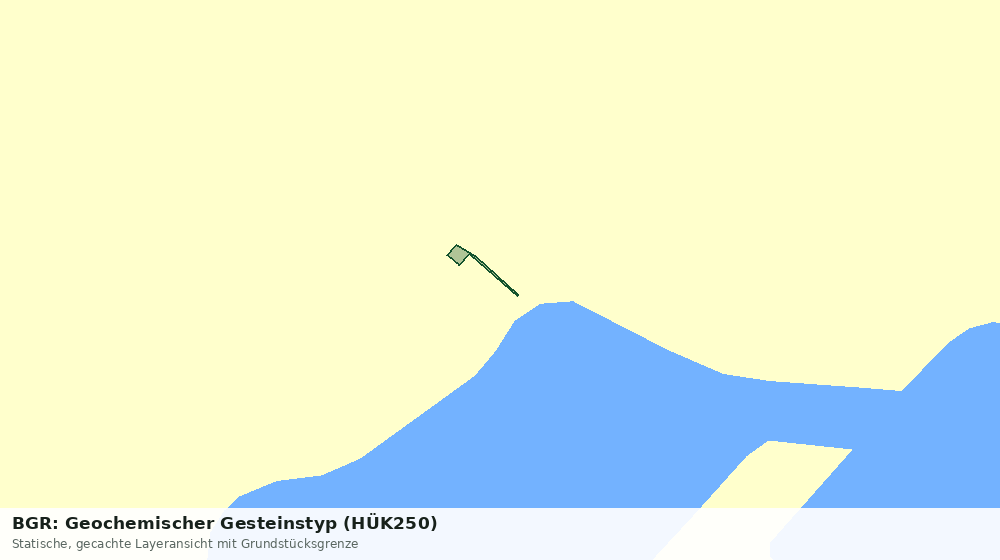 Statische Kartenansicht: BGR: Geochemischer Gesteinstyp (HÜK250)