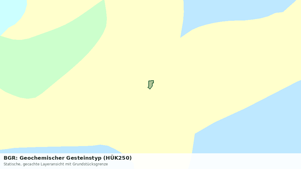 Statische Kartenansicht: BGR: Geochemischer Gesteinstyp (HÜK250)