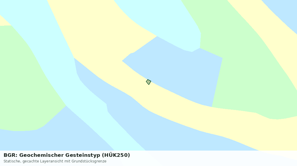 Statische Kartenansicht: BGR: Geochemischer Gesteinstyp (HÜK250)