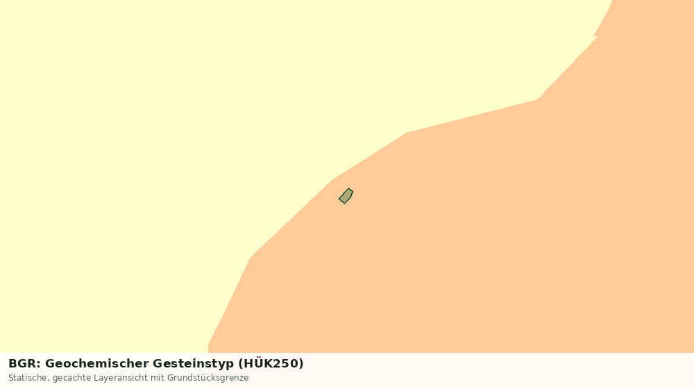 Statische Kartenansicht: BGR: Geochemischer Gesteinstyp (HÜK250)