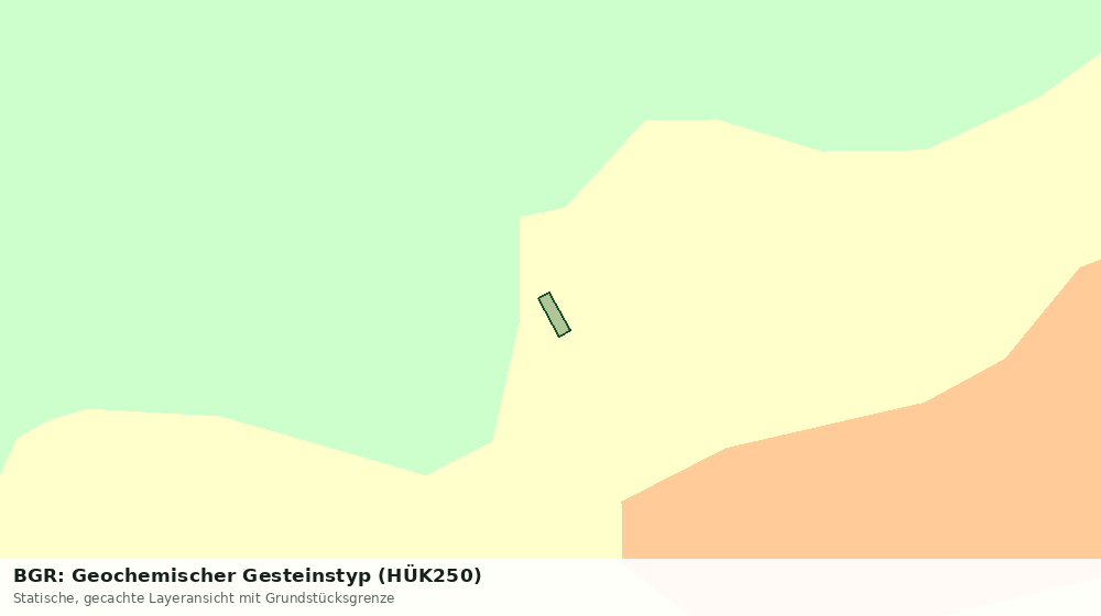 Statische Kartenansicht: BGR: Geochemischer Gesteinstyp (HÜK250)