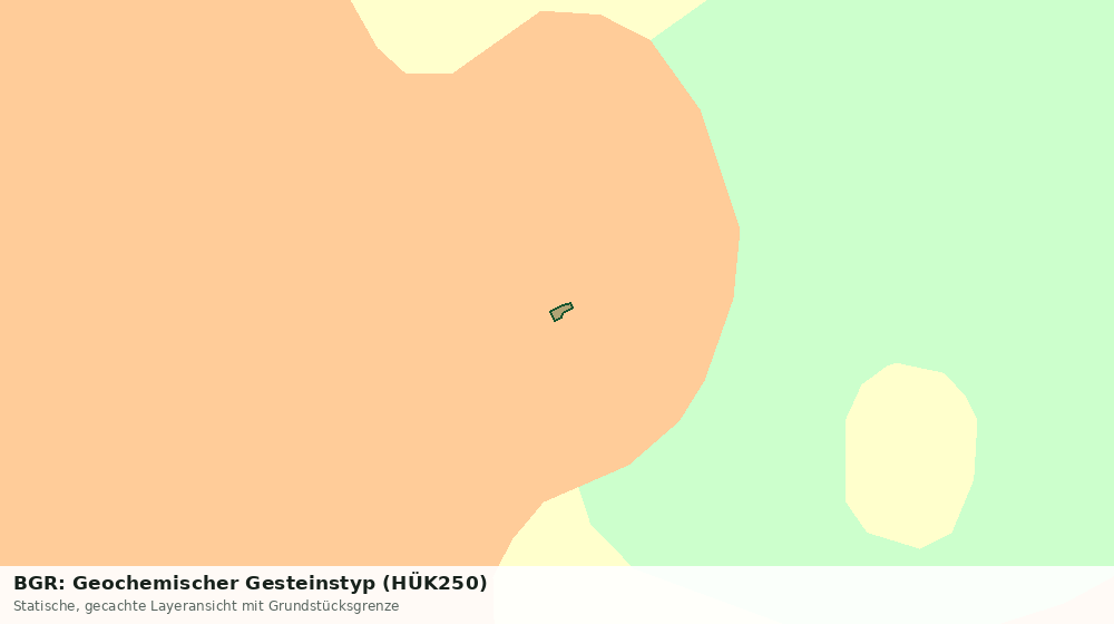 Statische Kartenansicht: BGR: Geochemischer Gesteinstyp (HÜK250)