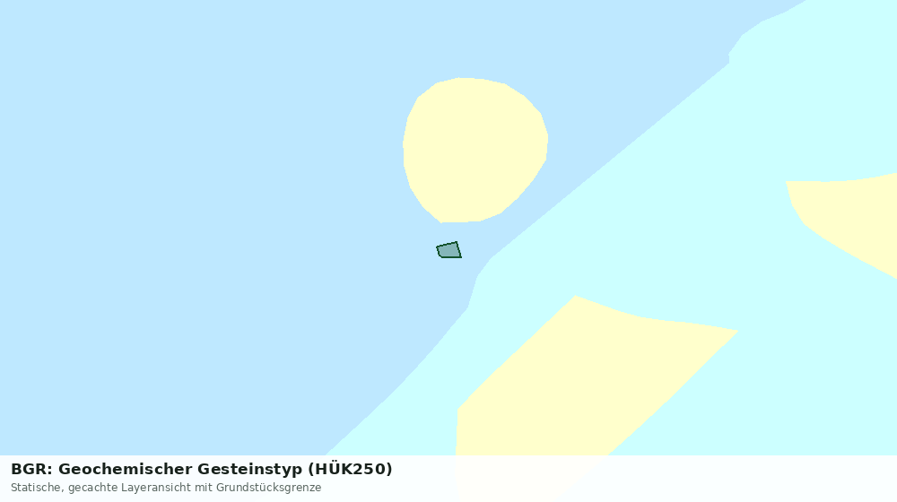 Statische Kartenansicht: BGR: Geochemischer Gesteinstyp (HÜK250)