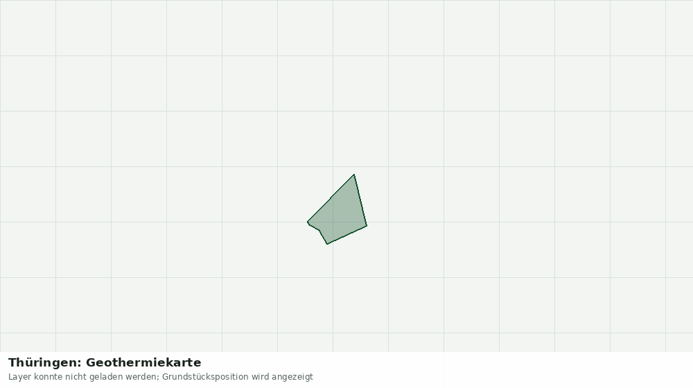 Statische Kartenansicht: Thüringen: Geothermiekarte