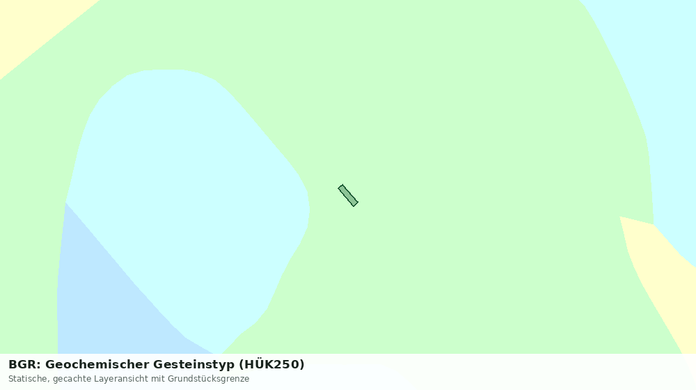 Statische Kartenansicht: BGR: Geochemischer Gesteinstyp (HÜK250)