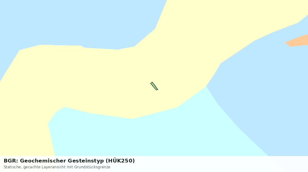 Statische Kartenansicht: BGR: Geochemischer Gesteinstyp (HÜK250)