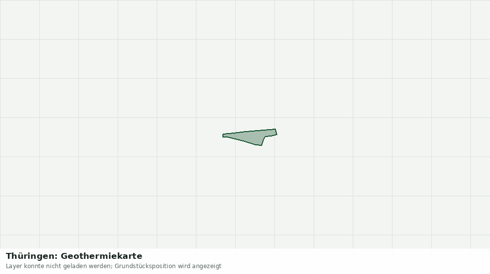 Statische Kartenansicht: Thüringen: Geothermiekarte