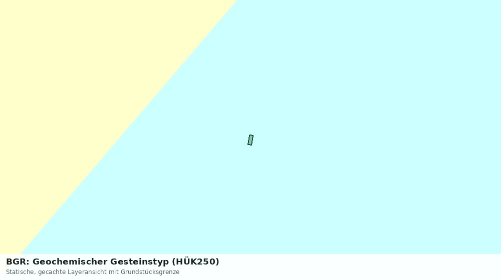 Statische Kartenansicht: BGR: Geochemischer Gesteinstyp (HÜK250)