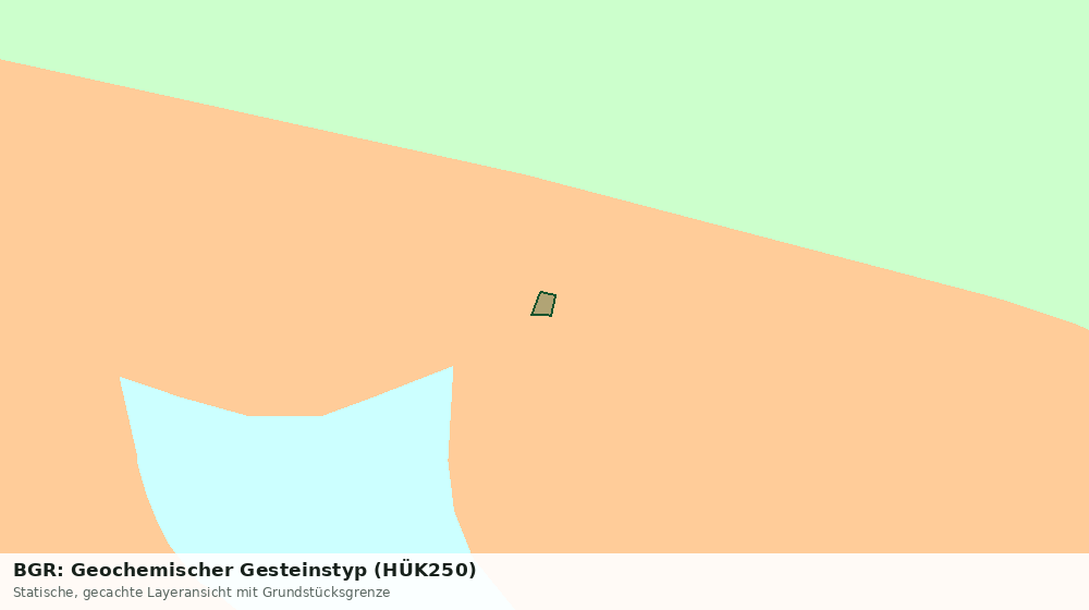 Statische Kartenansicht: BGR: Geochemischer Gesteinstyp (HÜK250)