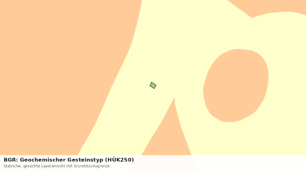 Statische Kartenansicht: BGR: Geochemischer Gesteinstyp (HÜK250)