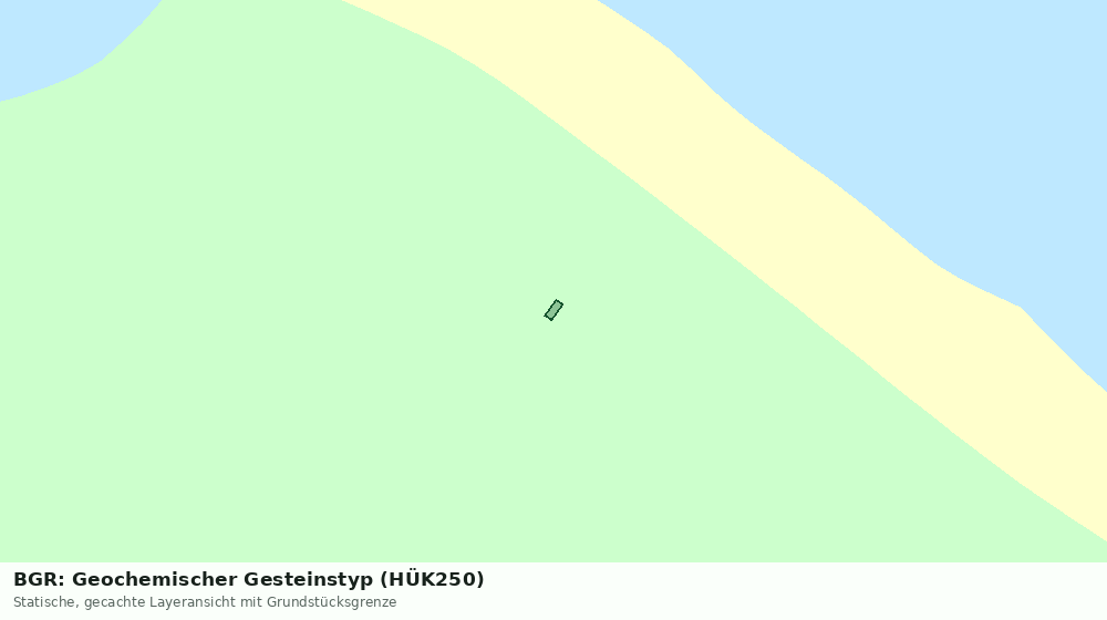 Statische Kartenansicht: BGR: Geochemischer Gesteinstyp (HÜK250)