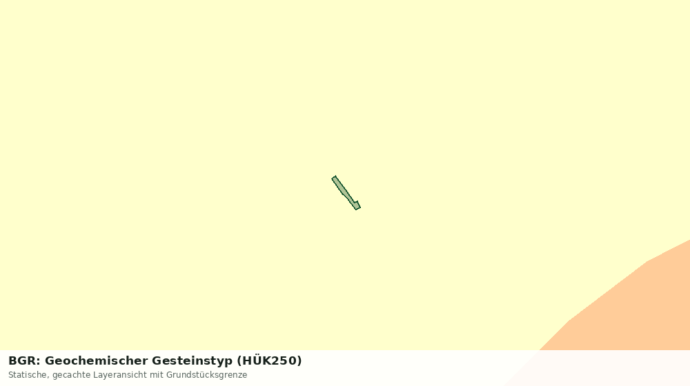 Statische Kartenansicht: BGR: Geochemischer Gesteinstyp (HÜK250)