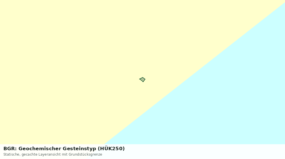 Statische Kartenansicht: BGR: Geochemischer Gesteinstyp (HÜK250)