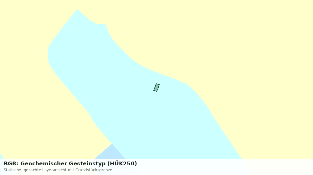 Statische Kartenansicht: BGR: Geochemischer Gesteinstyp (HÜK250)