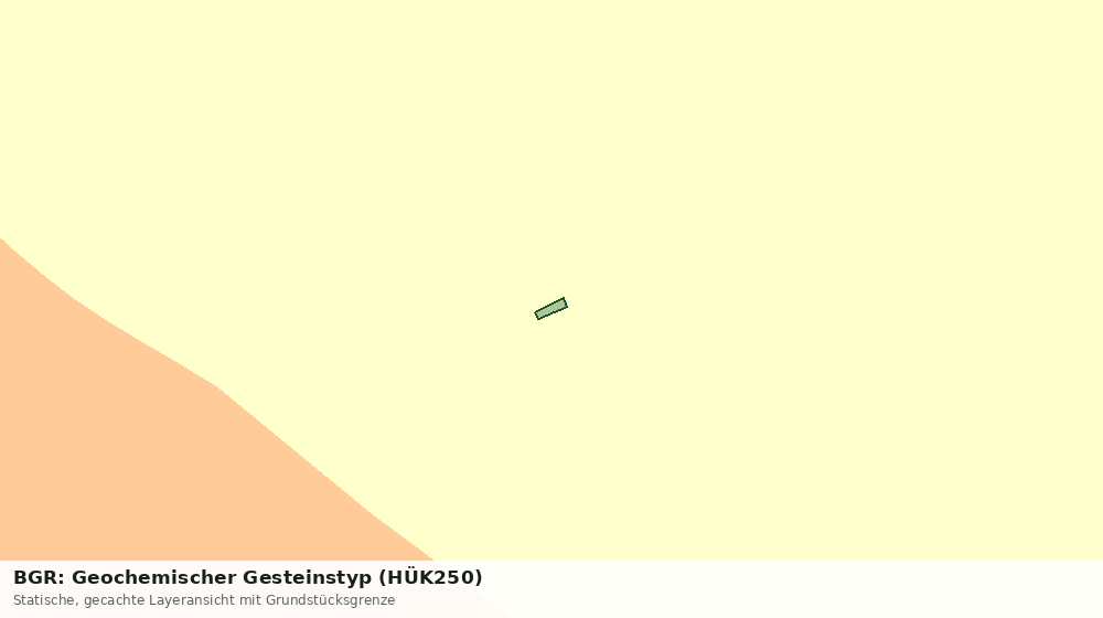 Statische Kartenansicht: BGR: Geochemischer Gesteinstyp (HÜK250)