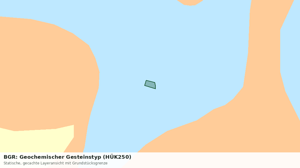 Statische Kartenansicht: BGR: Geochemischer Gesteinstyp (HÜK250)