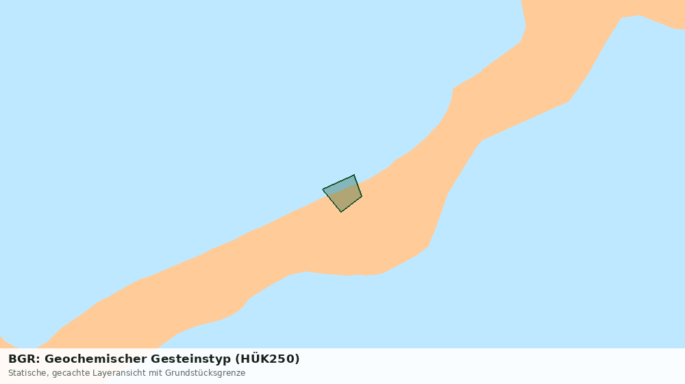Statische Kartenansicht: BGR: Geochemischer Gesteinstyp (HÜK250)