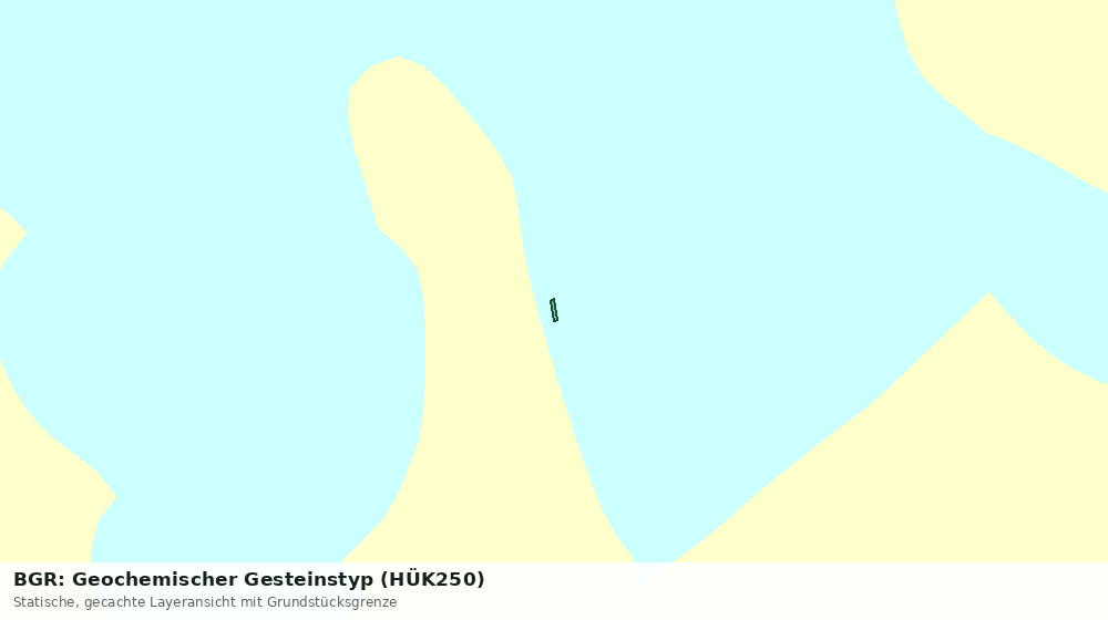 Statische Kartenansicht: BGR: Geochemischer Gesteinstyp (HÜK250)