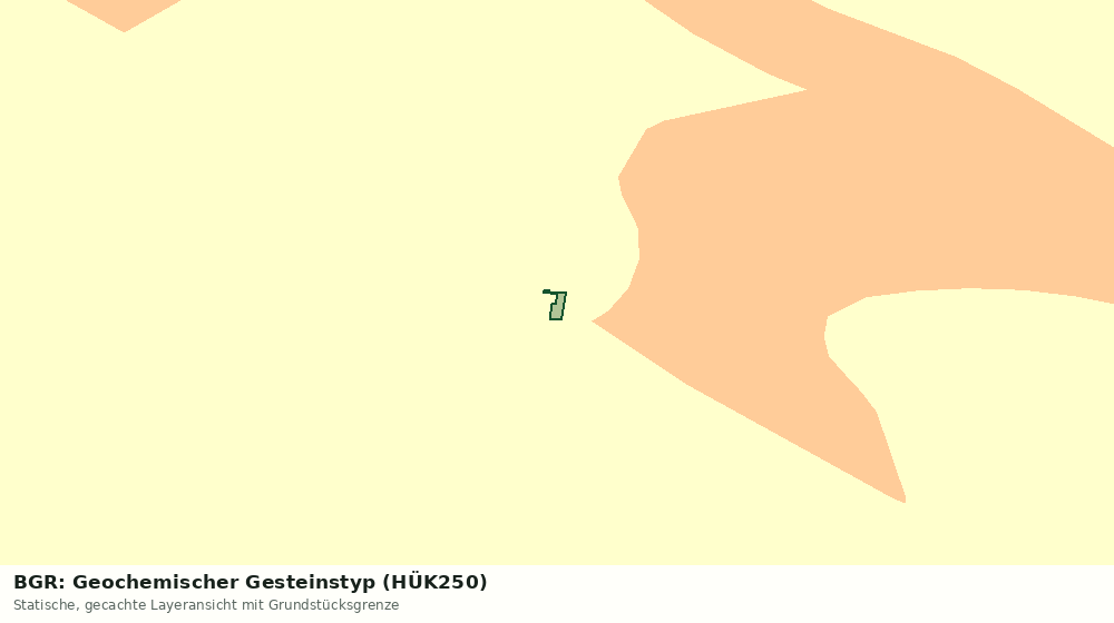 Statische Kartenansicht: BGR: Geochemischer Gesteinstyp (HÜK250)