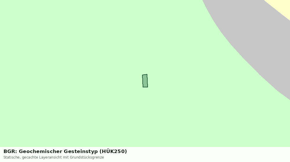 Statische Kartenansicht: BGR: Geochemischer Gesteinstyp (HÜK250)