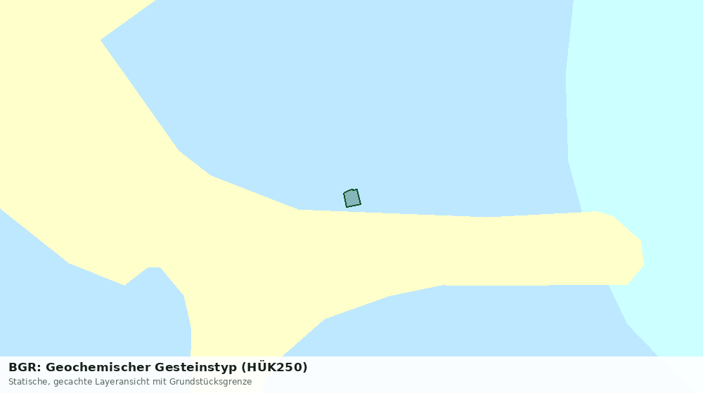 Statische Kartenansicht: BGR: Geochemischer Gesteinstyp (HÜK250)