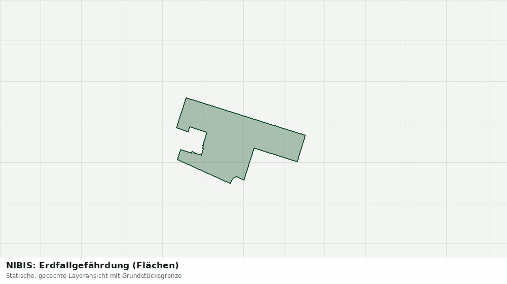 Statische Kartenansicht: NIBIS: Erdfallgefährdung (Flächen)