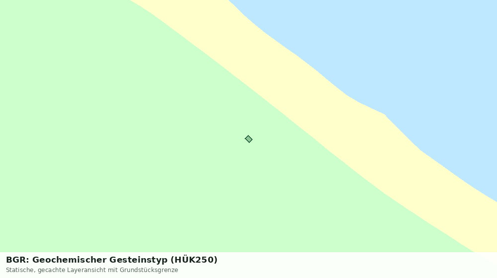 Statische Kartenansicht: BGR: Geochemischer Gesteinstyp (HÜK250)