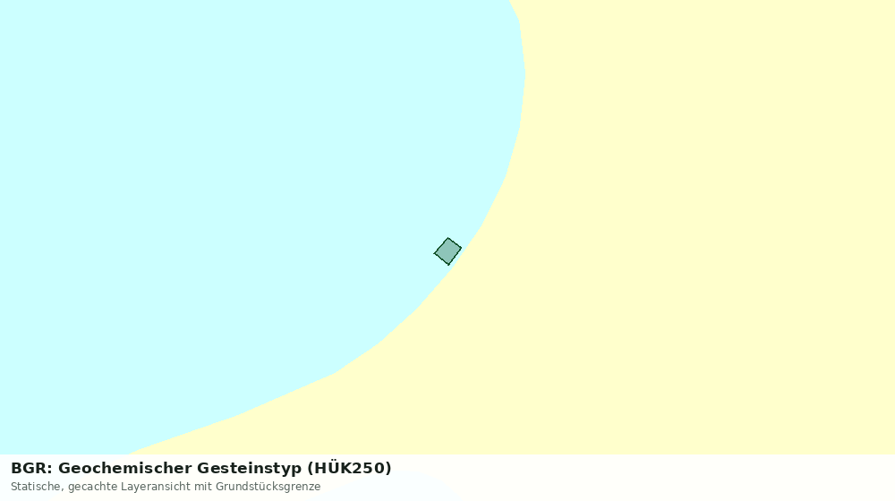 Statische Kartenansicht: BGR: Geochemischer Gesteinstyp (HÜK250)