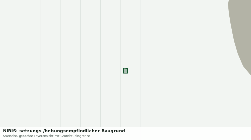 Statische Kartenansicht: NIBIS: setzungs-/hebungsempfindlicher Baugrund