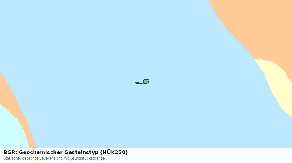 Statische Kartenansicht: BGR: Geochemischer Gesteinstyp (HÜK250)