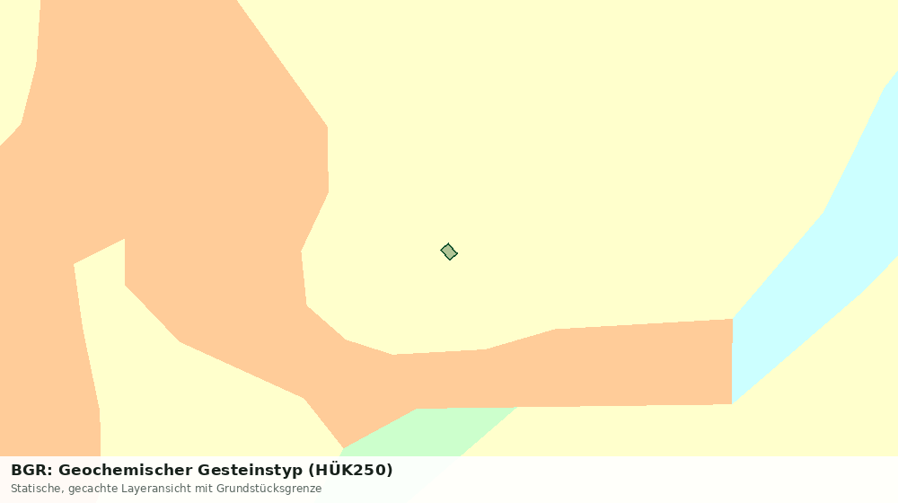 Statische Kartenansicht: BGR: Geochemischer Gesteinstyp (HÜK250)